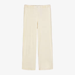 DKNY-Girls Shimmering Gold Knit Pants | Childrensalon Outlet