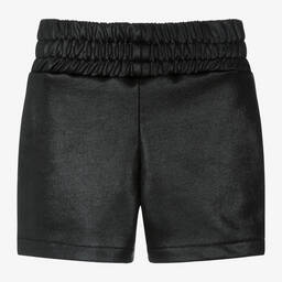 DKNY-Girls Shimmery Black Jersey Shorts | Childrensalon Outlet