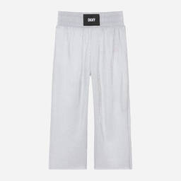 DKNY-Girls Silver Plissé Trousers | Childrensalon Outlet