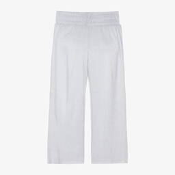 DKNY-Girls Silver Plissé Trousers | Childrensalon Outlet