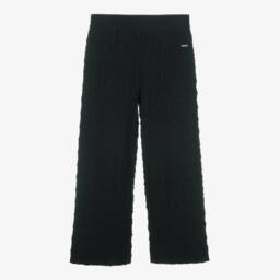 DKNY-Girls Sleek Textured Knit Trousers | Childrensalon Outlet