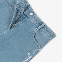 DKNY-Блестящая синяя джинсовая юбка для девочек | Childrensalon Outlet