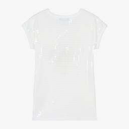 DKNY-Girls Sparkling Cotton Tee Dress | Childrensalon Outlet