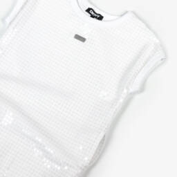 DKNY-Girls Sparkling Cotton Tee Dress | Childrensalon Outlet