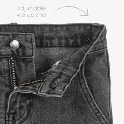 DKNY-Girls Washed Black Denim Jeans | Childrensalon Outlet