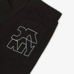 DKNY-Широкие черные бермуды для девочек | Childrensalon Outlet