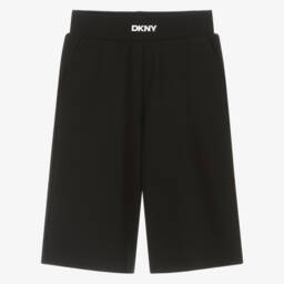 DKNY-Широкие черные бермуды для девочек | Childrensalon Outlet