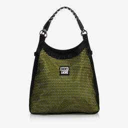 DKNY-Girls Yellow Reversible Tote Bag (40cm) | Childrensalon Outlet