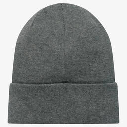 DKNY-Grey & Black Beanie Hat | Childrensalon Outlet