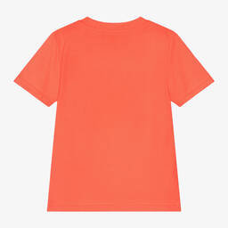 DKNY-Neon Orange Cotton Jersey T-Shirt | Childrensalon Outlet