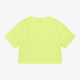 DKNY-Neon Yellow Girls Cotton Tee | Childrensalon Outlet