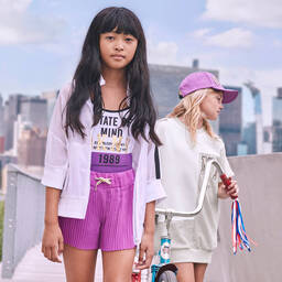 DKNY-Фиолетово-белый купальник | Childrensalon Outlet