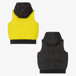 DKNY-Reversible Colourblock Gilet | Childrensalon Outlet