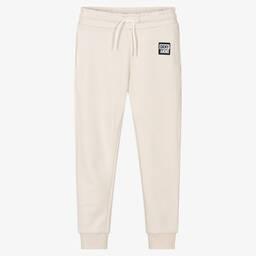 DKNY-Бежевые хлопковые джоггеры | Childrensalon Outlet