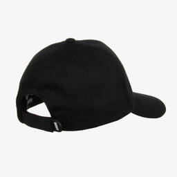 DKNY-Teen Black Cotton Canvas Cap | Childrensalon Outlet