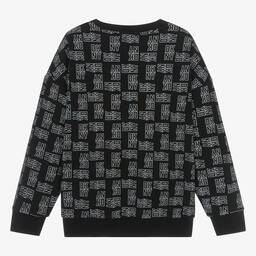 DKNY-Teen Black Cotton Sweatshirt | Childrensalon Outlet