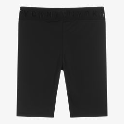 دكني-شورت لرياضة الدراجات تينز بناتي ليكرا لون أسود | Childrensalon Outlet