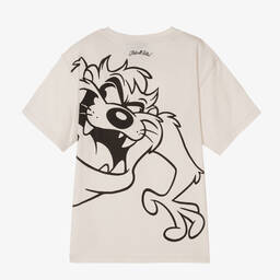 دكني-تيشيرت تينز ولادي قطن لون بيج | Childrensalon Outlet