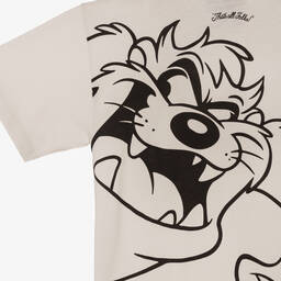 دكني-تيشيرت تينز ولادي قطن لون بيج | Childrensalon Outlet