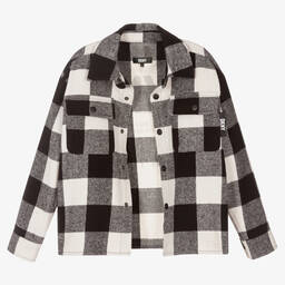 DKNY-Рубашка в черную клетку для мальчиков-подростков | Childrensalon Outlet