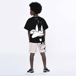 DKNY-Teen Boys Black Looney Tunes T-Shirt | Childrensalon Outlet