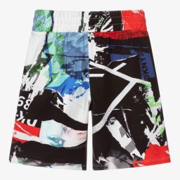 DKNY-Teen Boys Black & Red Shorts | Childrensalon Outlet