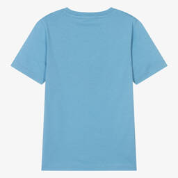 DKNY-Teen Boys Blue Cotton Jersey T-Shirt | Childrensalon Outlet