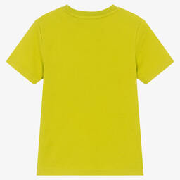 DKNY-Зеленая хлопковая футболка для мальчиков-подростков | Childrensalon Outlet