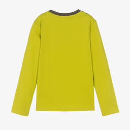 DKNY-توب تينز ولادي قطن جيرسي لون أخضر | Childrensalon Outlet