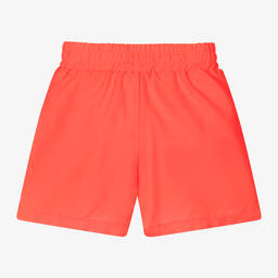 DKNY-Teen Boys Neon Orange Swim Shorts | Childrensalon Outlet