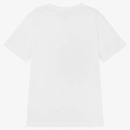 DKNY-Белая хлопковая футболка | Childrensalon Outlet