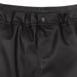 DKNY-Teen Faux Leather Logo Skirt | Childrensalon Outlet