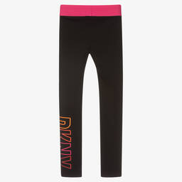 DKNY-Черные хлопковые легинсы | Childrensalon Outlet