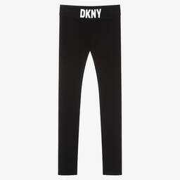 DKNY-Черные хлопковые легинсы | Childrensalon Outlet
