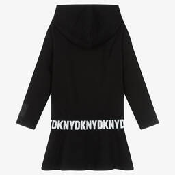 DKNY-Teen Girls Black Hoodie Dress | Childrensalon Outlet
