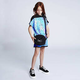 DKNY-Teen Girls Black Iridescent Sequin Dress | Childrensalon Outlet