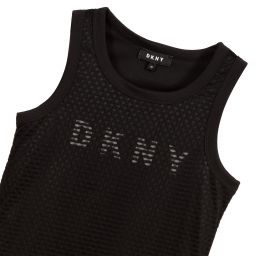 DKNY-Teen Girls Black Logo Dress | Childrensalon Outlet