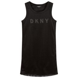 DKNY-Teen Girls Black Logo Dress | Childrensalon Outlet