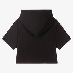 DKNY-Teen Girls Black Logo Hoodie | Childrensalon Outlet