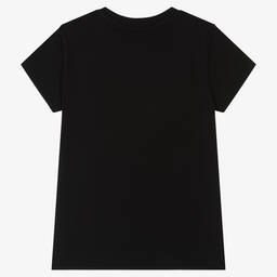 DKNY-Teen Girls Black Logo T-Shirt | Childrensalon Outlet