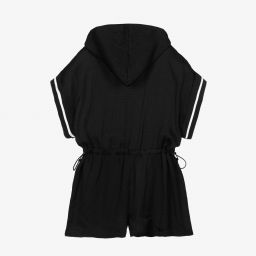 DKNY-Teen Girls Black Playsuit | Childrensalon Outlet