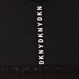 DKNY-Teen Girls Black Sports Top | Childrensalon Outlet