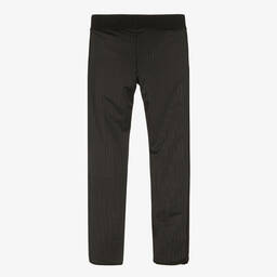 DKNY-Teen Girls Black Stripe Logo Leggings | Childrensalon Outlet