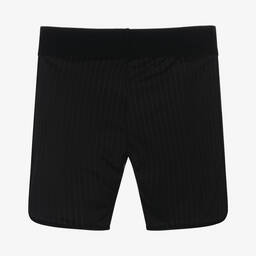 DKNY-Teen Girls Black Stripe Logo Shorts | Childrensalon Outlet