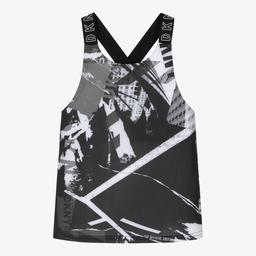 DKNY-Teen Girls Black & White Vest | Childrensalon Outlet
