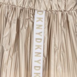 DKNY-Teen Girls Gold Logo Shorts | Childrensalon Outlet