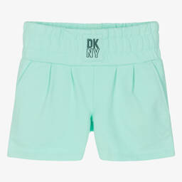 DKNY-Teen Girls Green Cotton Shorts | Childrensalon Outlet