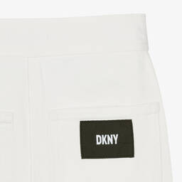 DKNY-Teen Girls Ivory Denim Skirt | Childrensalon Outlet