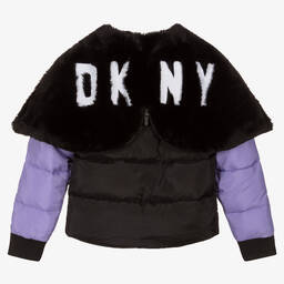 DKNY-Teen Girls Logo Puffer Jacket | Childrensalon Outlet