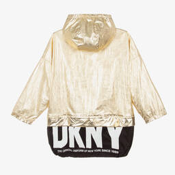 DKNY-Teen Girls Metallic Gold Jacket | Childrensalon Outlet